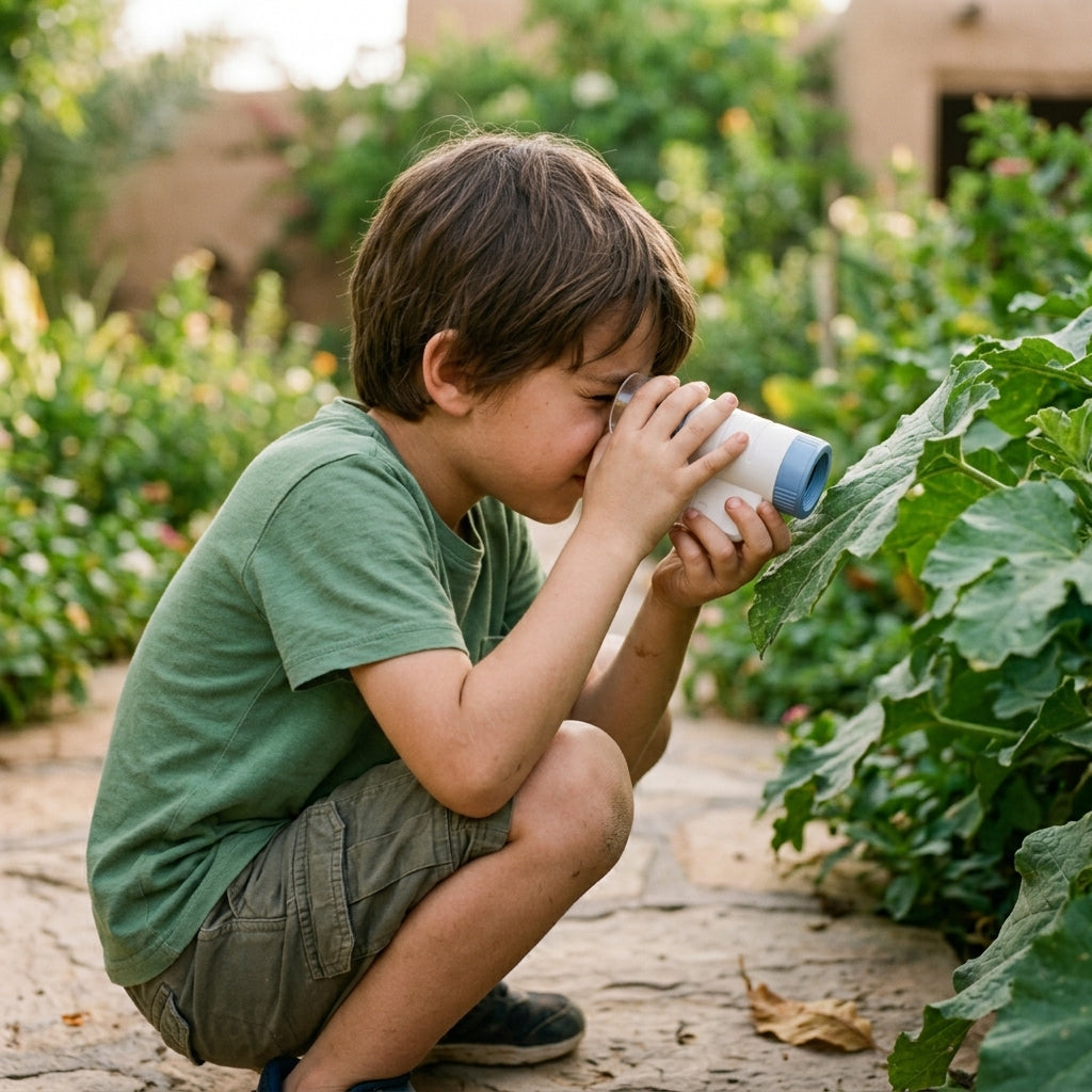 Curio Pocket Microscope — 60-200x Handheld Explorer for Kids
